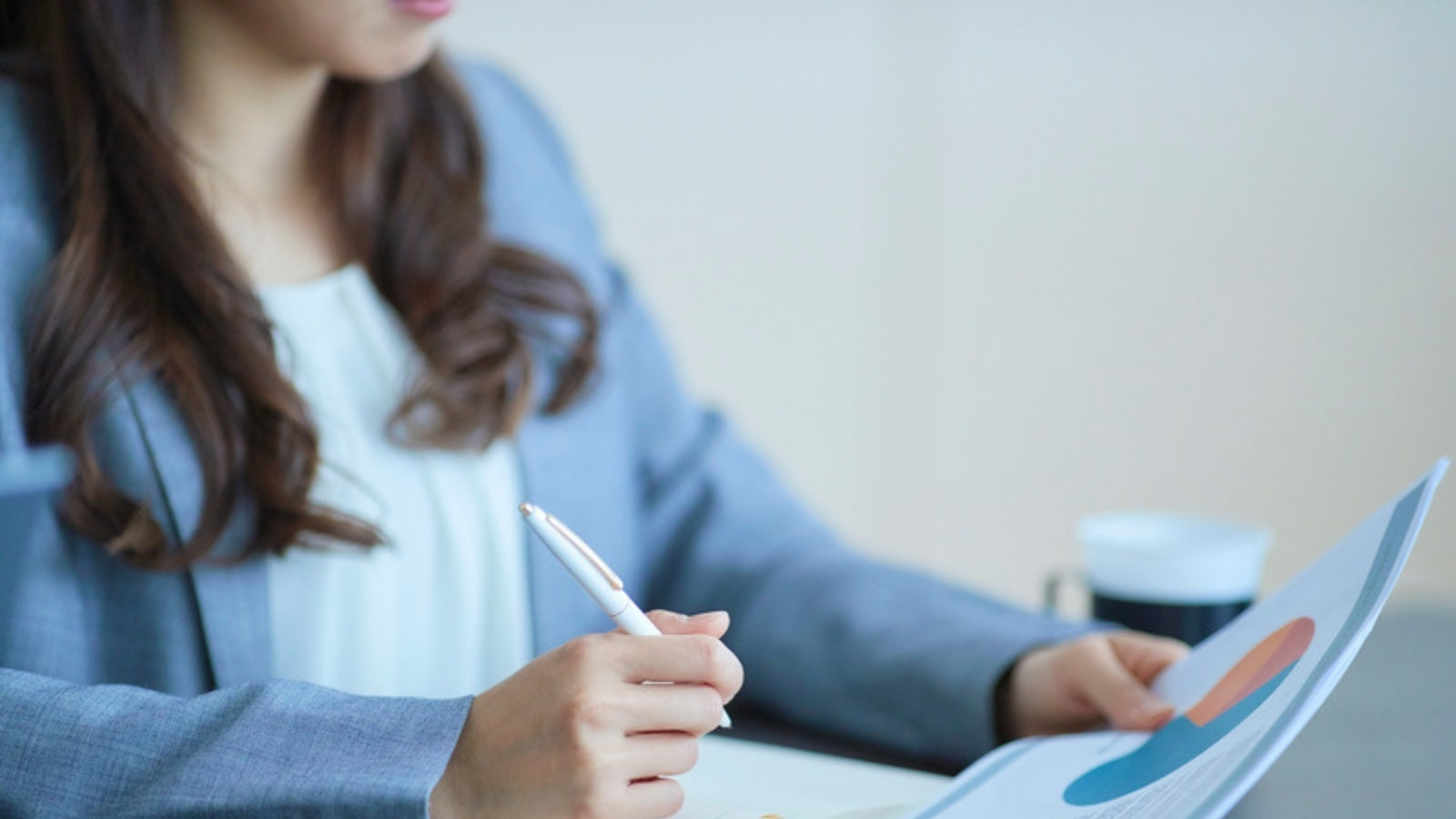 BPO finance specialist reviewing reports