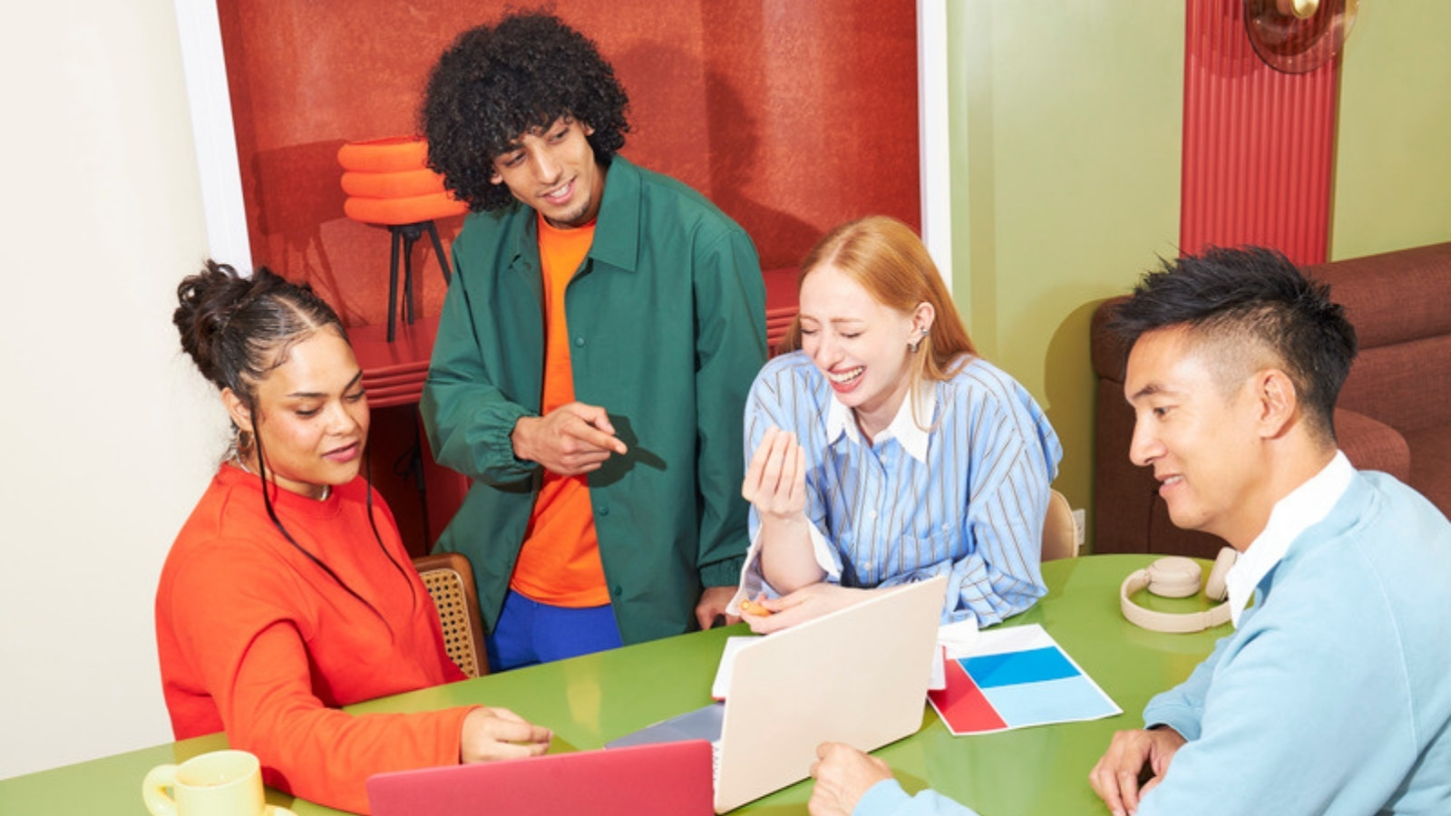 Staffing contract team meeting