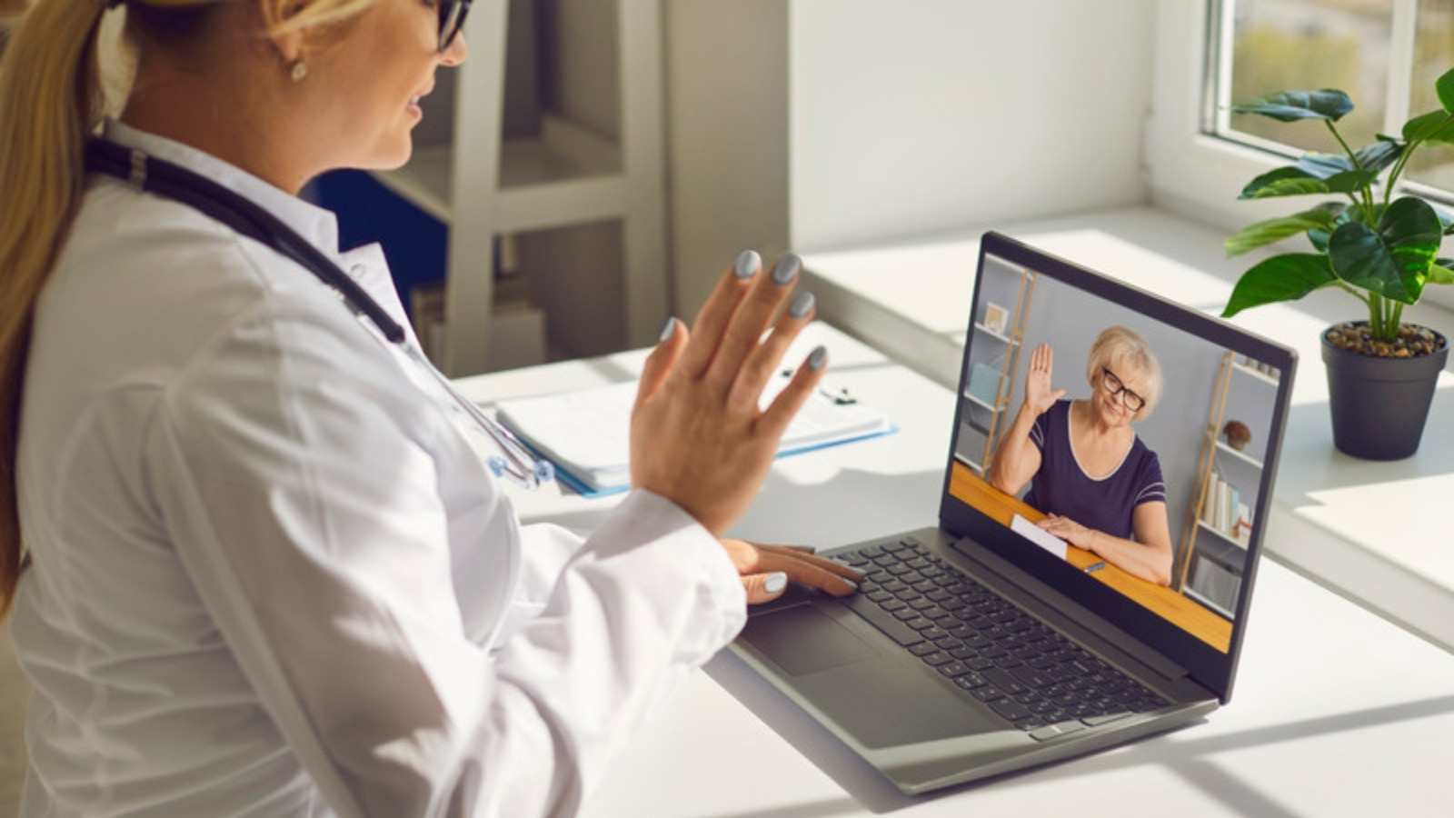 Remote team standup video call